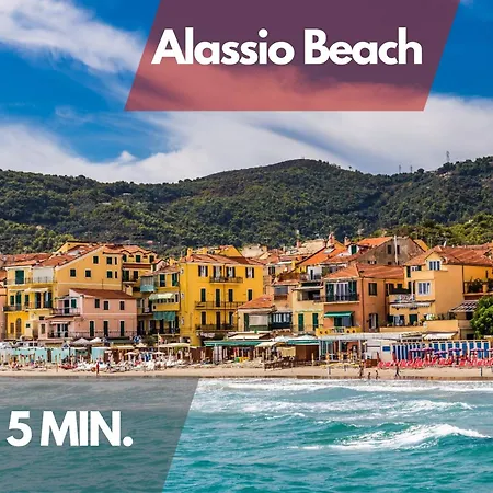 5 Minutes From The Sea, Relaxation And Comfort Alassio